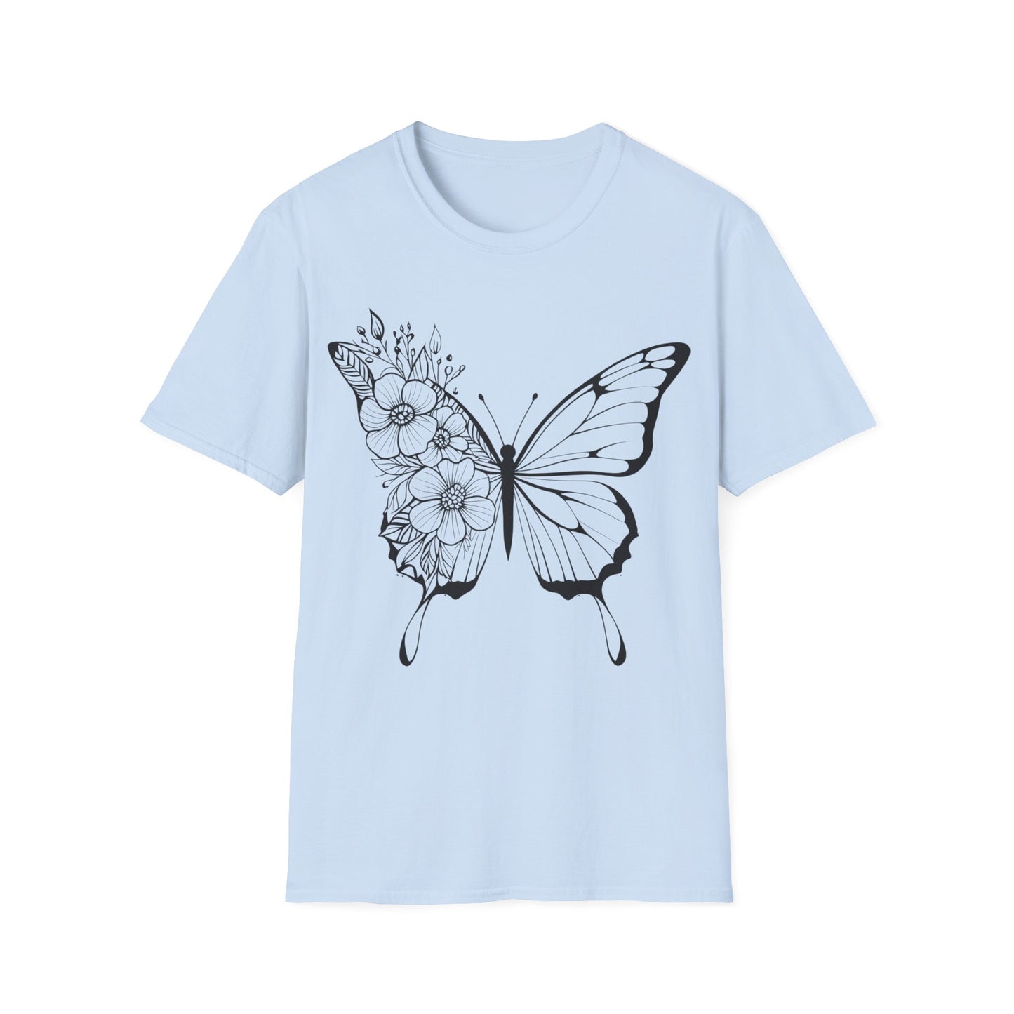 Floral Butterfly T-Shirt