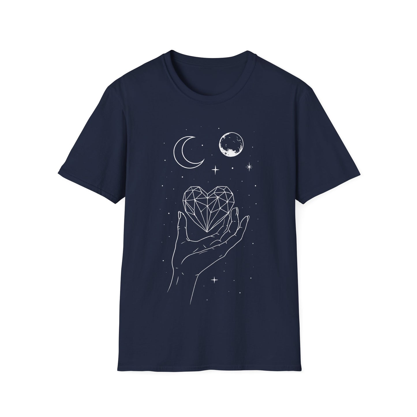 Sun Moon Crystal Heart T-Shirt