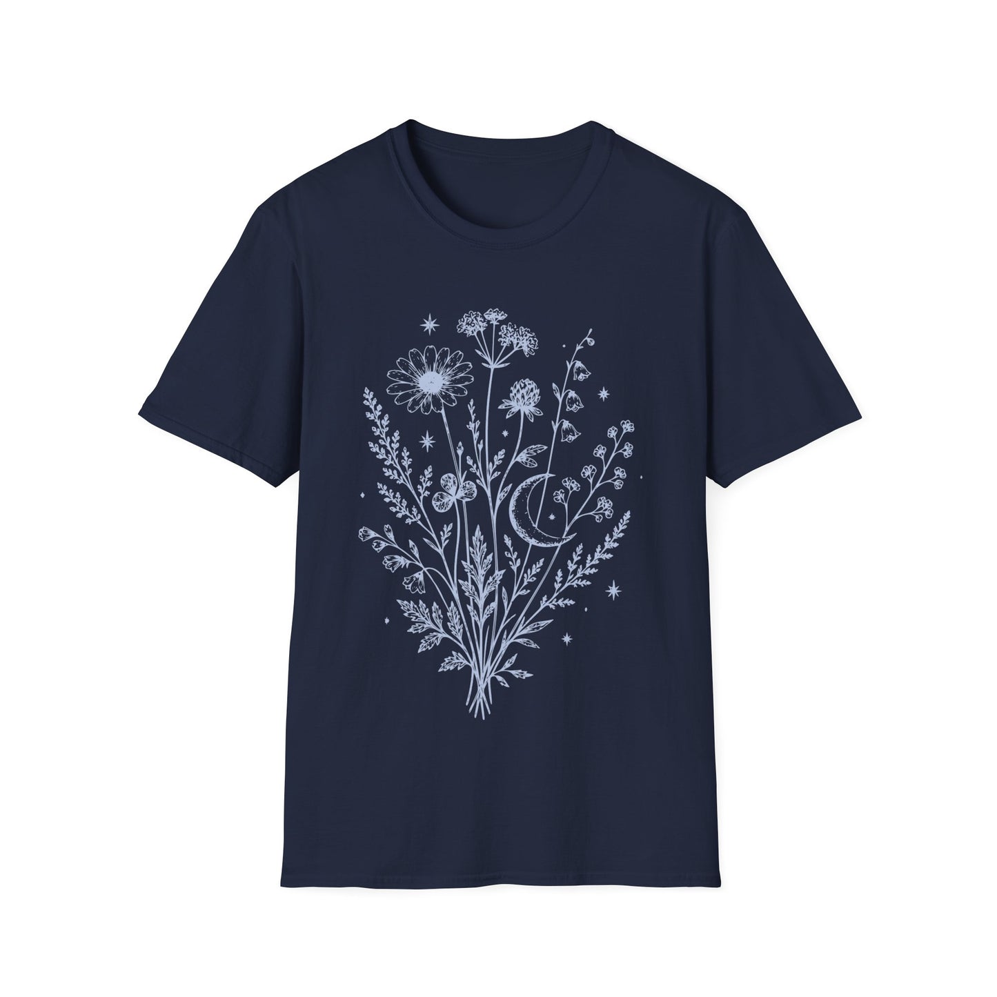 Floral Night Wildflower Bouquet T-Shirt