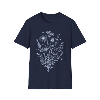 Floral Night Wildflower Bouquet T-Shirt
