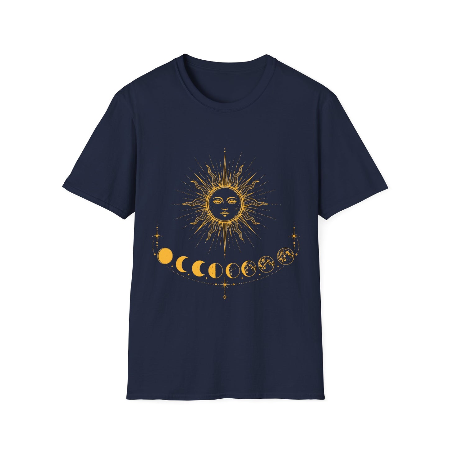 Sun & Moon Phases Celestial Cycle T-Shirt