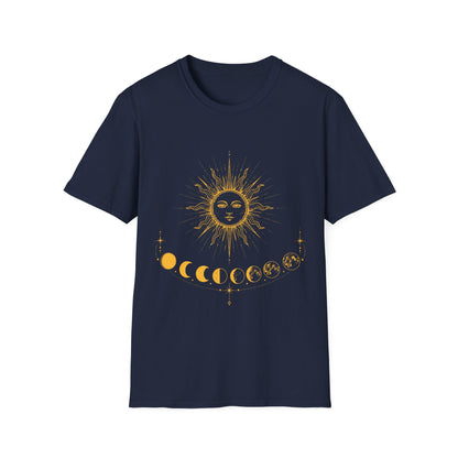 Sun & Moon Phases Celestial Cycle T-Shirt