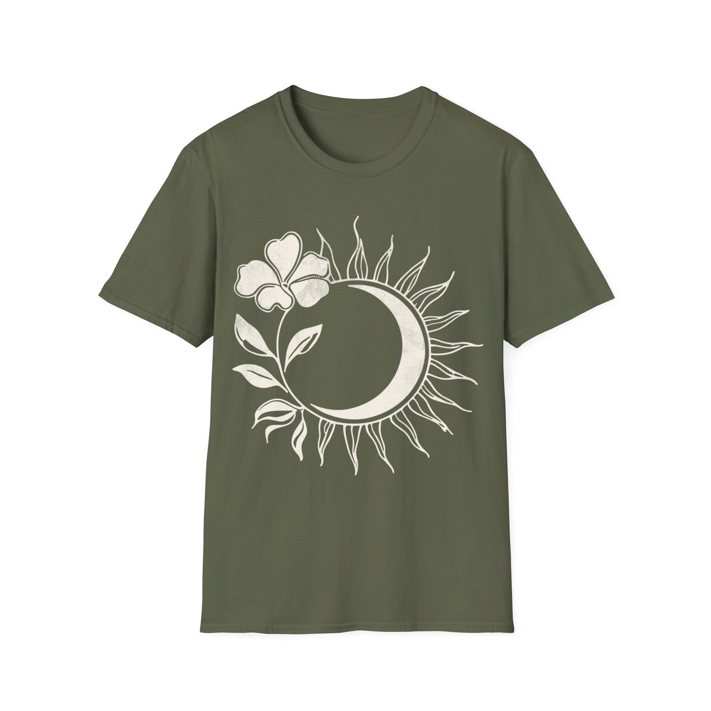 Floral Sun & Moon T-Shirt