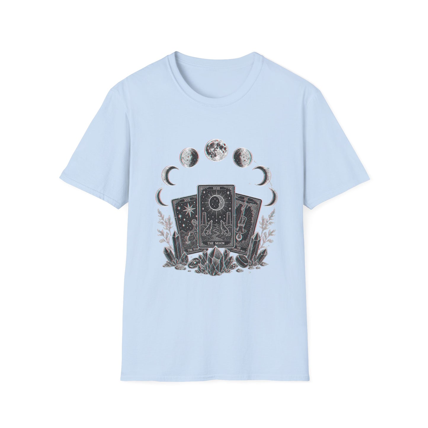 Tarot Moon Phase Lunar Cycle T-Shirt