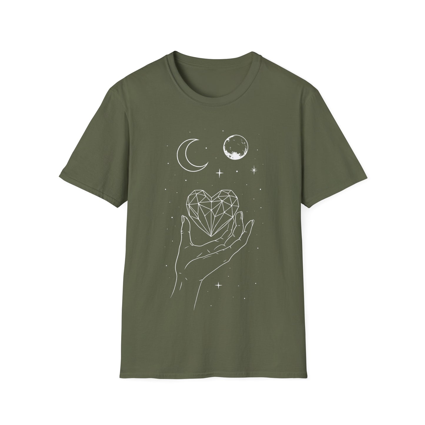 Sun Moon Crystal Heart T-Shirt