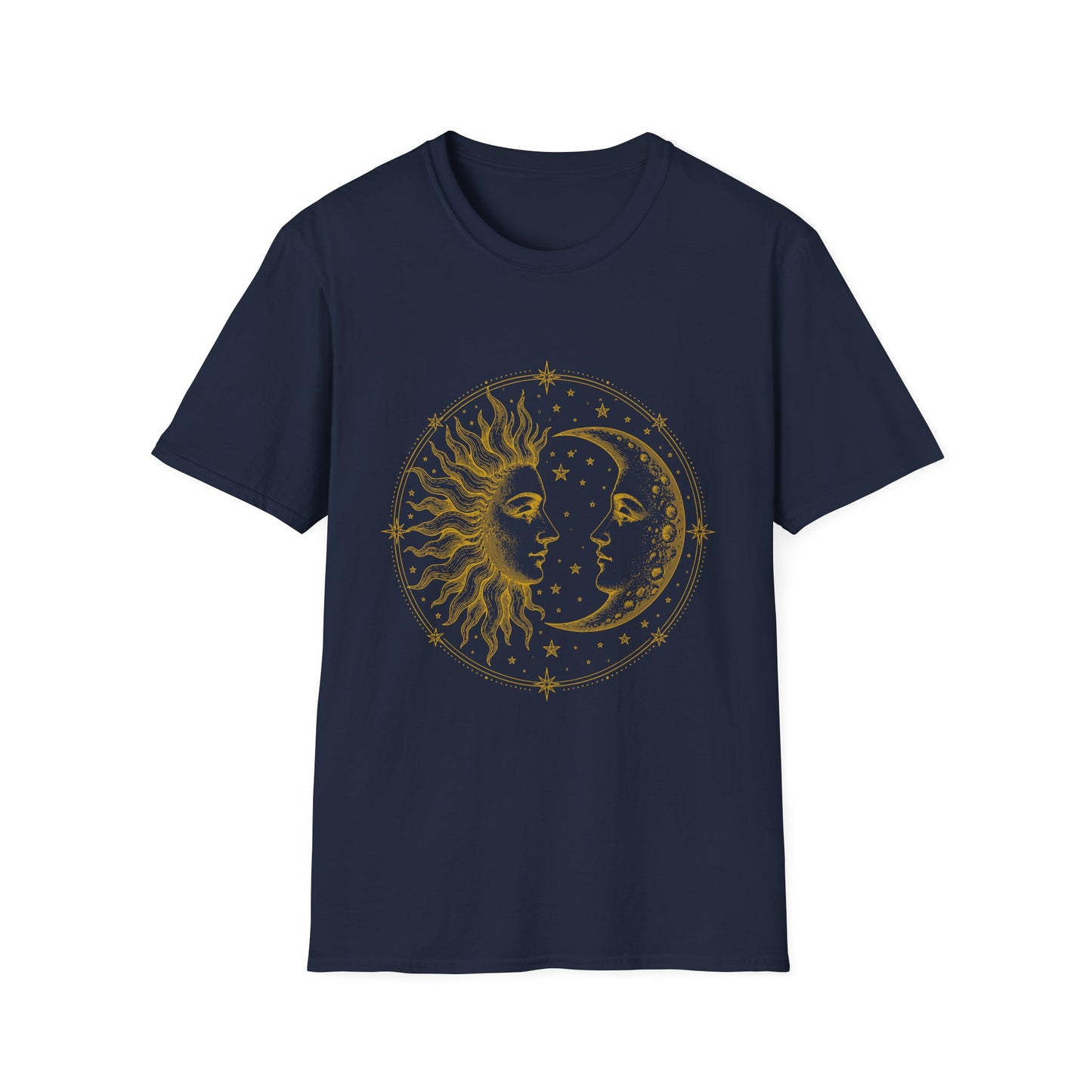 Sun and Moon Celestial Boho T-Shirt
