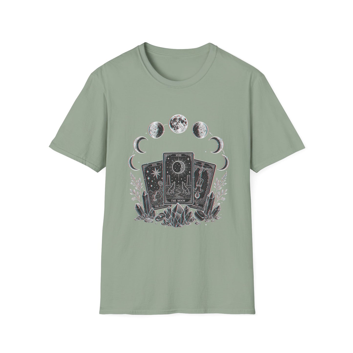 Tarot Moon Phase Lunar Cycle T-Shirt