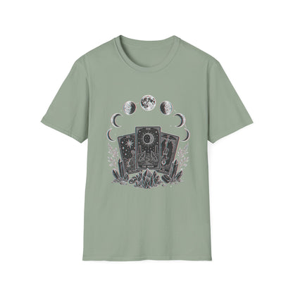 Tarot Moon Phase Lunar Cycle T-Shirt