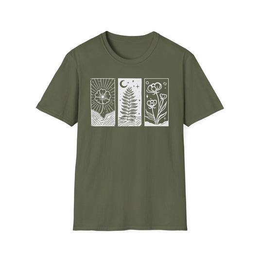 Floral Tarot Cards T-Shirt
