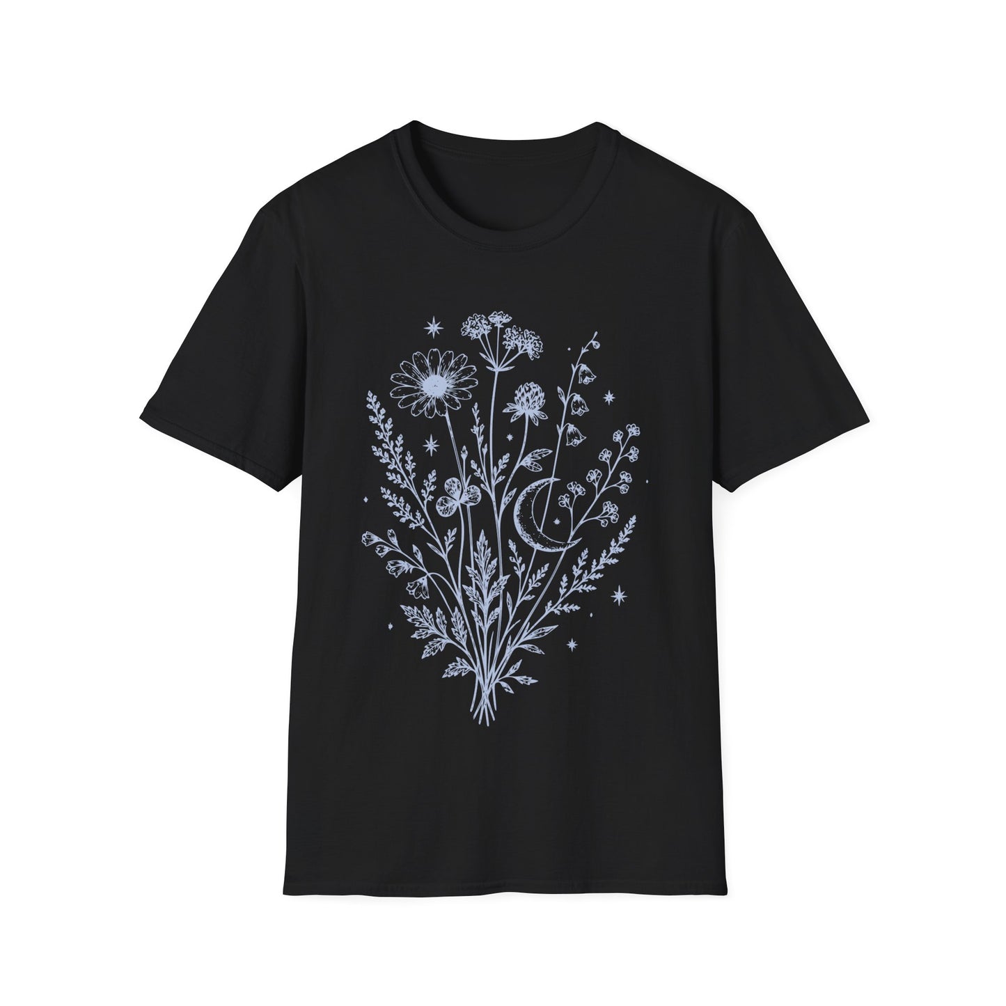 Floral Night Wildflower Bouquet T-Shirt