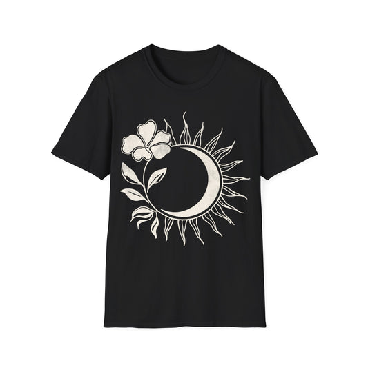 Floral Sun & Moon T-Shirt