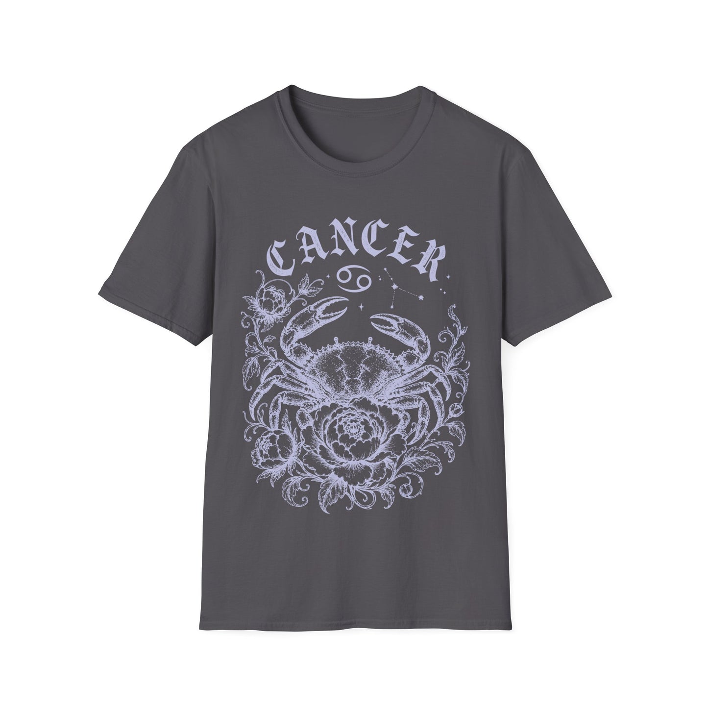 Cancer Soft Pastel Crab T-Shirt