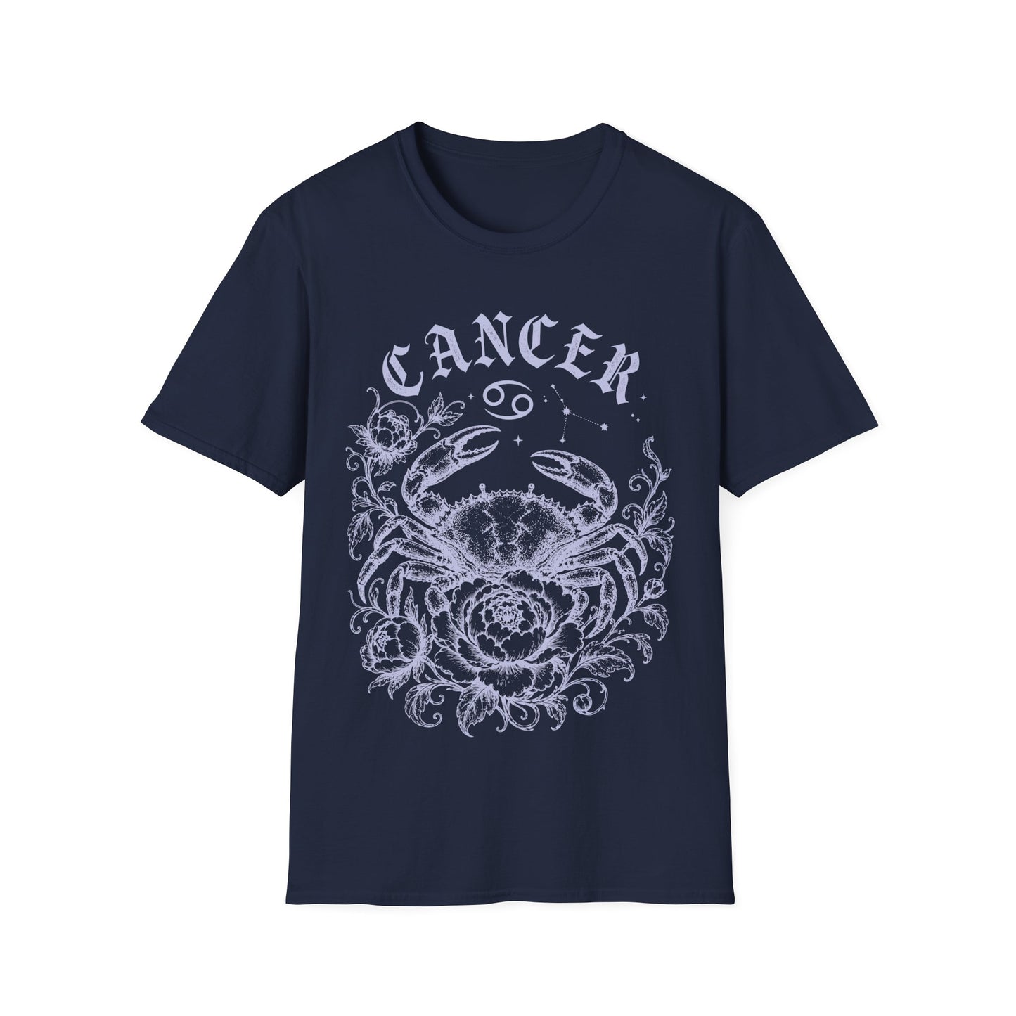 Cancer Soft Pastel Crab T-Shirt