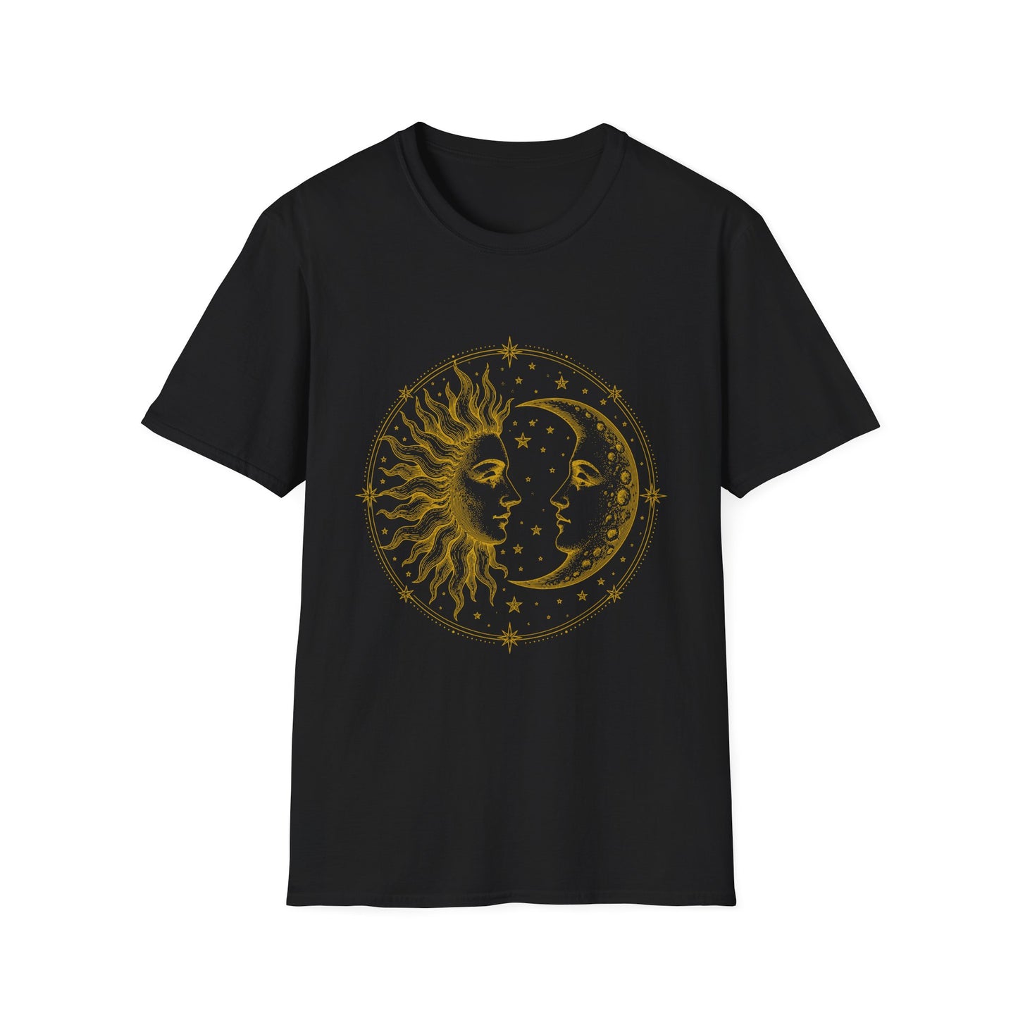 Sun and Moon Celestial Boho T-Shirt